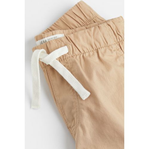에이치앤엠 H&M Cotton Poplin Shorts