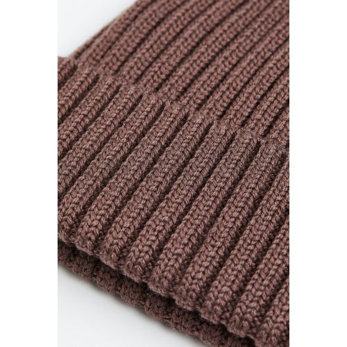 에이치앤엠 H&M Rib-knit Wool Hat