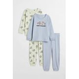 H&M 2-pack Printed Jersey Pajamas