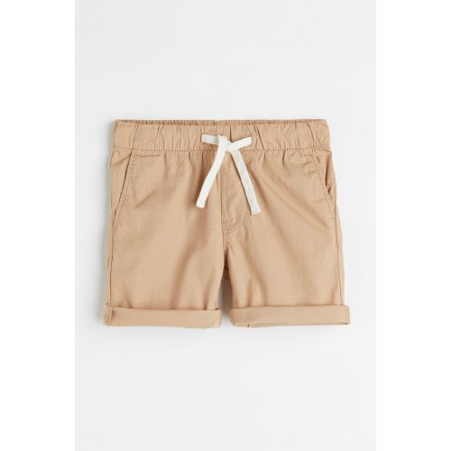 에이치앤엠 H&M Cotton Poplin Shorts