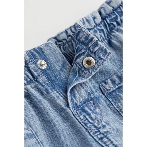 에이치앤엠 H&M Paper-bag Cotton Jeans