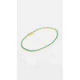 Adinas Jewels Colored Tennis Anklet
