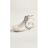 Golden Goose Leather and Suede Star Sneakers