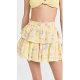 LoveShackFancy Ruffle Mini Skirt