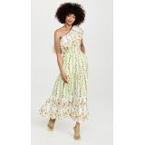 MSGM Floral Stripe Dress