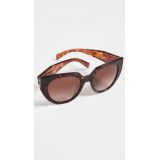 Prada Oversized Rounded Cat Eye Sunglasses