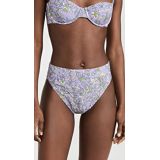 Tory Burch Printed High Waisted Bottoms