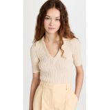 Tory Burch Ribbed Knit Polo