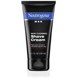 Quidsi Neutrogena Men Skin Clearing Shave Cream, Oil-Free Shaving Cream to Help Prevent Razor Bumps & Ingrown Hairs, 5.1 fl. oz (Pack of 2)