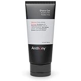 Anthony Shave Gel, 6 Fl Oz, Contains Aloe Vera Beads, Eucalyptus, Rosemary, and Carrageenan Extracts, Heals, Soothes, Protects Your Skin for A Smooth Shave