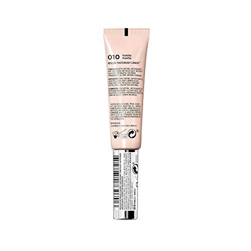  Revlon PhotoReady Candid Concealer, with Anti-Pollution, Antioxidant, Anti-Blue Light Ingredients, without Parabens, Pthalates and Fragrances; Vanilla.34 Fluid Oz