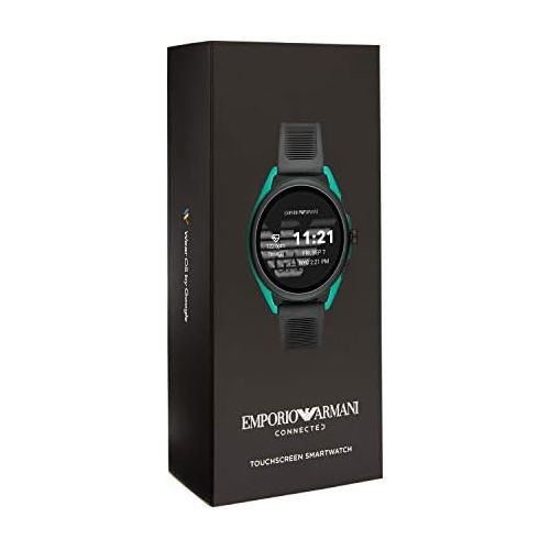 엠포리오아르마니 Emporio Armani Smartwatch 3, Powered with Wear OS by Google with Speaker, Heart Rate, GPS, NFC and Smartphone Notifications
