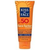 Kiss My Face Face Factor Face + Neck Sunscreen SPF 50, 2 OZ