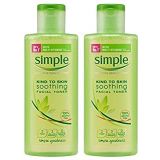 Simple Kind to Skin Soothing Facial Toner 200 ml (Pack of 2) by Simple