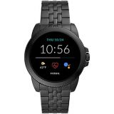 Fossil Mens Gen 5E 44mm Stainless Steel Touchscreen Smartwatch with Speaker, Heart Rate, Contactless Payments and Smartphone Notifications