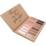 Lamora Best Pro Eyeshadow Palette Makeup - Matte Shimmer 16 Colors - Highly Pigmented - Professional Nudes Warm Natural Bronze Neutral Smoky Cosmetic Eye Shadows
