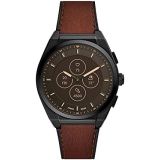 Fossil Mens Everett Hybrid Smartwatch HR with Always-On Readout Display, Heart Rate, Activity Tracking, Smartphone Notifications, Message Previews