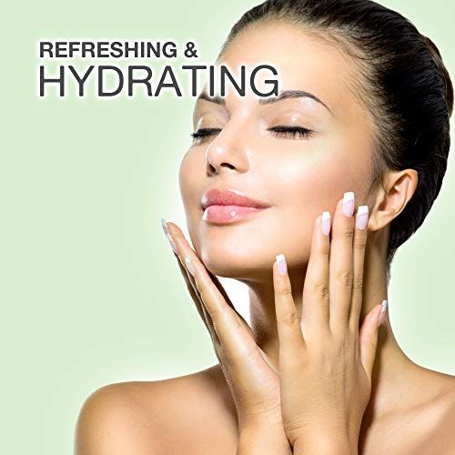 Azure Cosmetics Clair Beauty Cucumber & Aloe Facial Mist Spray - W/Aloe, Witch Hazel & Vitamins | Cooling & Hydrating | Restores Dry, Dehydrated Skin - 118mL