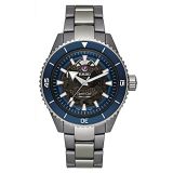 Rado Mens Captain Cook Swiss Automatic Watch with Ceramic Strap, Silver, 21 (Model: R32128202)