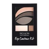 Revlon PhotoReady Eye Contour Kit, Eyeshadow Palette with 5 Wet/Dry Shades & Double-Ended Brush Applicator, Metropolitan (501), 0.1oz