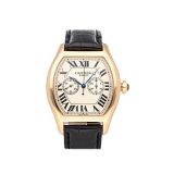 Cartier Tortue Manual Wind Silver Dial Watch W1547451 (Pre-Owned)