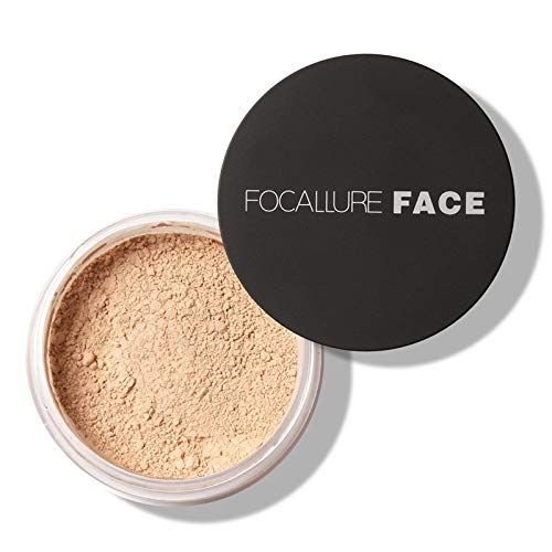  Focallure Face Powder Loose Powder Face Makeup Powder Waterproof Skin Finish Powder (#2 (Natural))