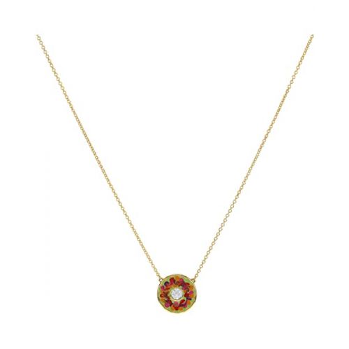 마크제이콥스 Marc Jacobs The Marbled Medallion Pendant Necklace