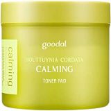 Goodal Heart Leaf Calming Toner Pad for All Skin Types | Houttuynia Cordata Intense Calming Care, Deeply Moisturizing, Instantly Hydrating, and Toning (70 sheets)