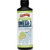Barleans Organic Oils Barleans Key Lime Pie High Potency Omega 3 Fish Oil Supplements - 1500mg of Omega 3 EPA/DHA for Brain, Heart, Joint, & Immune Health - All Natural Fruit Flavor, Non GMO, Gluten F