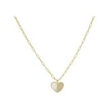 Argento Vivo Mother-of-Pearl Heart Necklace