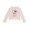 Levis Kids Long Sleeve Graphic T-Shirt and Scrunchie Gift Set (Little Kids)
