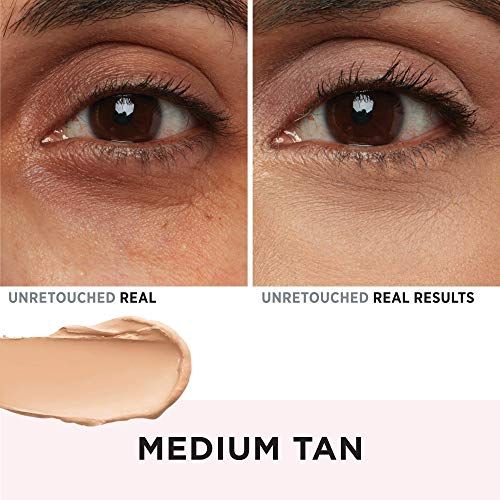  IT Cosmetics Bye Bye Under Eye Concealing Pot, Medium Tan (W) - Skin-Smoothing Eye Cream & Concealer - Covers Dark Circles Without Creasing or Cracking - With Hyaluronic Acid - 0.1