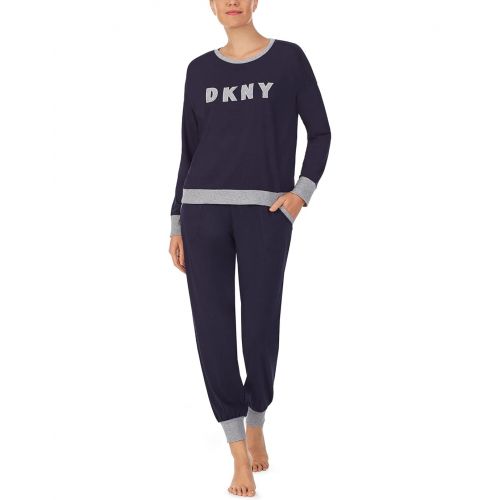 DKNY DKNY Long Sleeve Joggers PJ Set