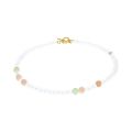 Madewell Glass and Stone Beaded Necklace