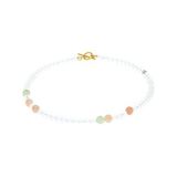 Madewell Glass and Stone Beaded Necklace