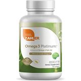 New and Improved! Zahler Omega 3, Advanced Omega 3 Fish Oil Supplement, Contains EPA and DHA, Certified Kosher, 90 Softgels