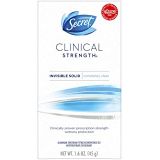 Secret Clinical Strength Invisible Solid Womens Antiperspirant & Deodorant Completely Clean Scent, 1.6 Fluid Ounce