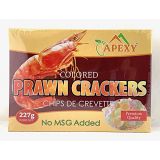 Prawn Chip Uncooked NO MSG ADDED 8oz By APEXY (Muti Color NO MSG ADDED)