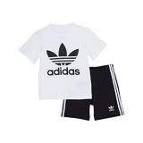 Adidas Originals Kids Trefoil Shorts Tee Set (Infant/Toddler)