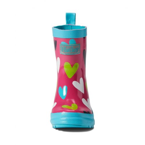 해틀리 Hatley Kids Confetti Hearts Shiny Rain Boots (Toddleru002FLittle Kidu002FBig Kid)