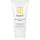 TOUCH Skin Lightening & Brightening Cream for Dark Spots on Face - 10% Azelaic Acid Hyperpigmentation Treatment with Kojic Acid, Tranexamic Acid, & Niacinamide  Age Spot, Sun Spot, and