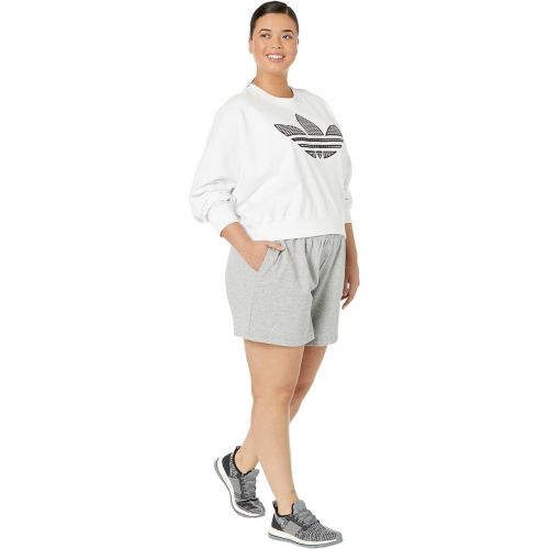 아디다스 adidas Originals Plus Size Essentials Fleece Shorts