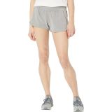 adidas Pacer 3-Stripes Woven Heather Shorts