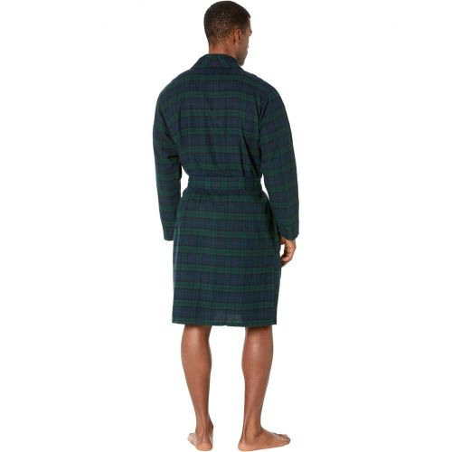  L.L.Bean Scotch Plaid Flannel Robe Regular