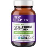 New Chapter Advanced Perfect Prenatal Vitamins - 48ct, Organic, Non-GMO Ingredients for Healthy Baby & Mom - Folate (Methylfolate), Iron, Vitamin D3, Fermented with Whole Foods and