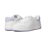 Madewell Court Low-Top Sneakers in White and Purple