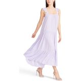 Steve Madden Under The Sun Dress - Crinkle Maxi with Adjustable Straps
