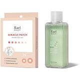 Rael Acne Pimple Healing Patch (96 Count) & Balancing Facial Toner (5.07oz, 150ml) Bundle