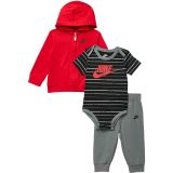 Nike Kids Just Do It Stripe Three-Piece Pants Set (Infant)
