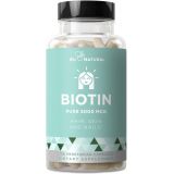 Eu Natural Biotin 5000 mcg  Healthier Hair Growth, Stronger Nails, Glowing Skin  120 Vegetarian Soft Capsules
